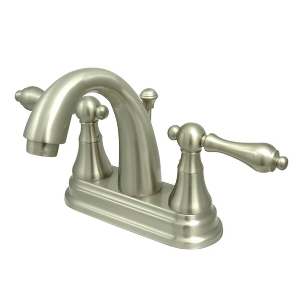 KS7618AL 4" Centerset Bathroom Faucet, Brushed Nickel